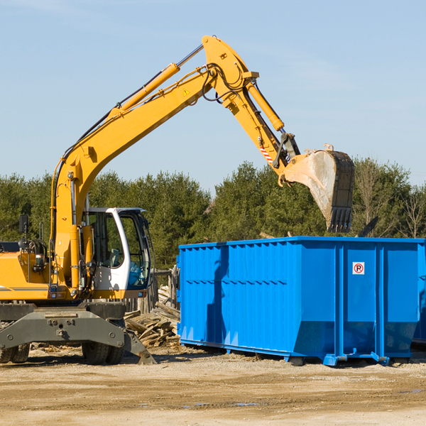 can i choose the location where the residential dumpster will be placed in Bradley Junction FL